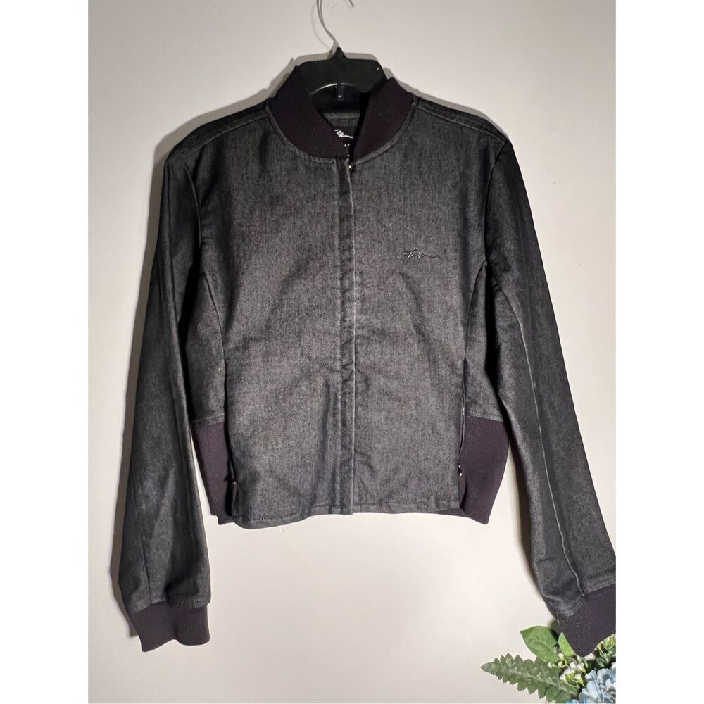 90s FUBU Moto dark denim jacket | unisex XL